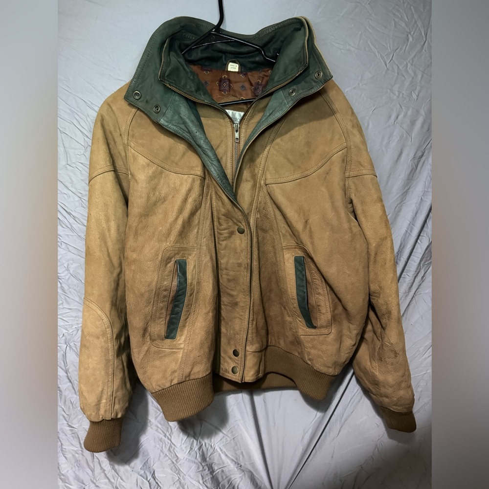 Compositions Genuine Leather Jacket